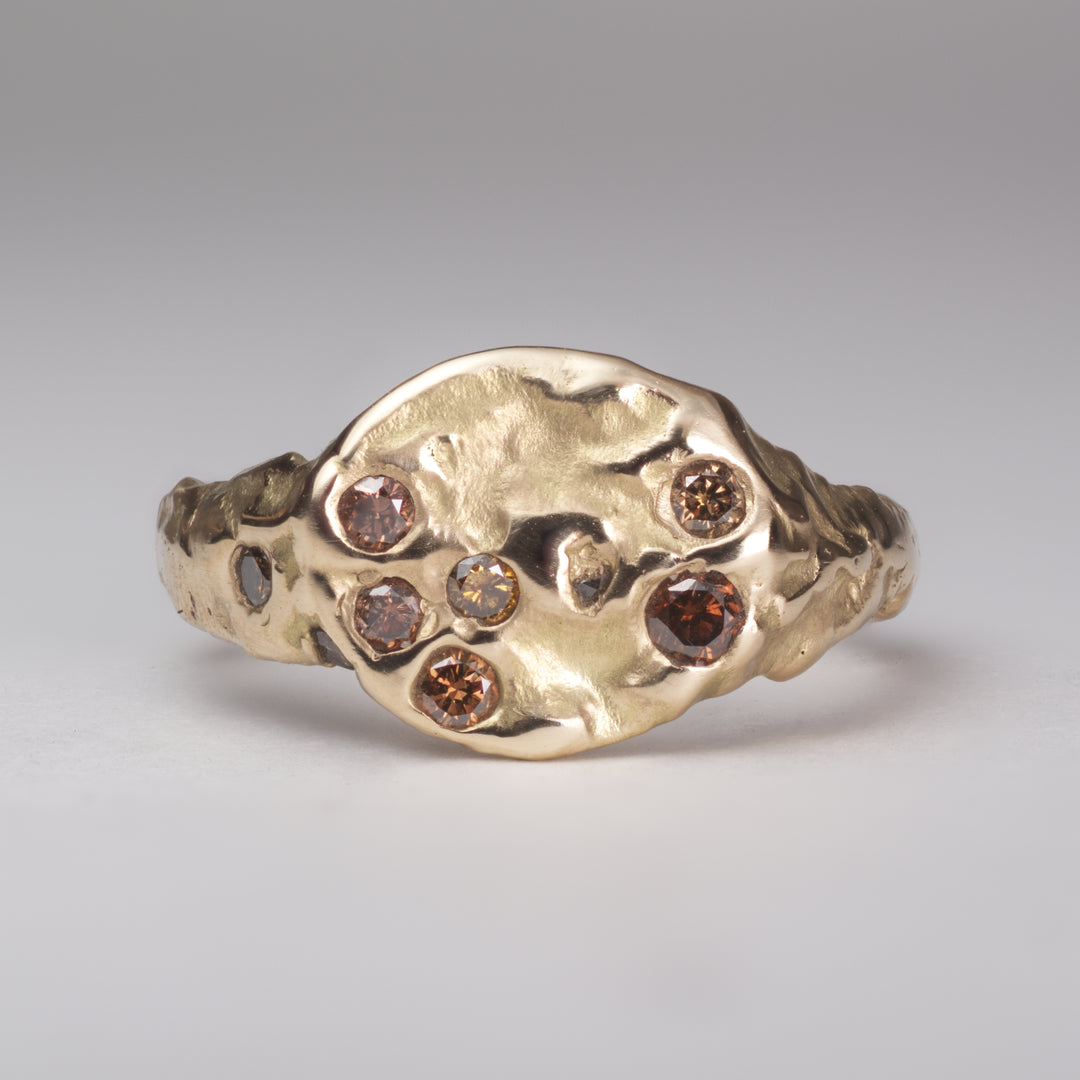Signet Diamond Ring | Earth