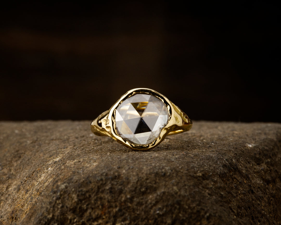 Antique Rose Cut Diamond (Victorian) - 1.345ct