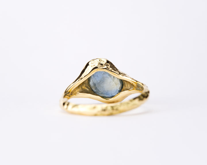 Stormy Blue Montana Sapphire Ring - 2.545ct
