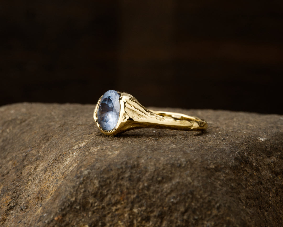 Caspian Blue Montana Sapphire Ring - 2.875ct