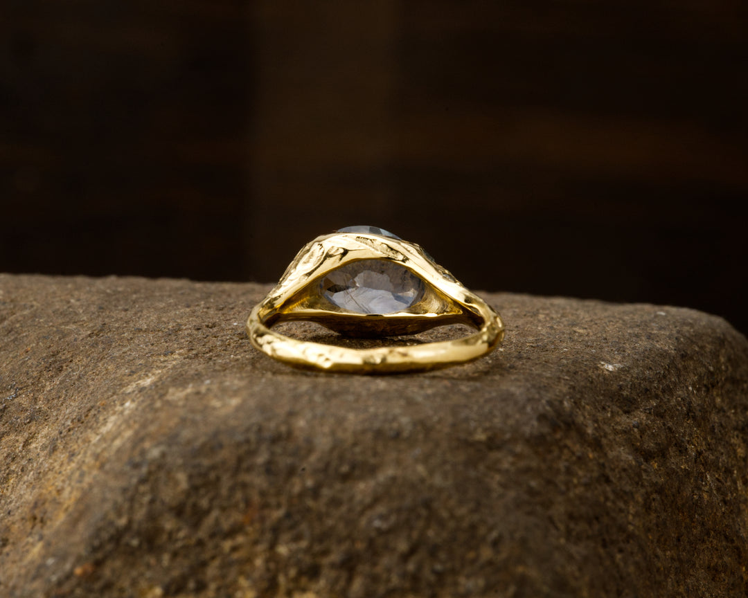 Caspian Blue Montana Sapphire Ring - 2.875ct