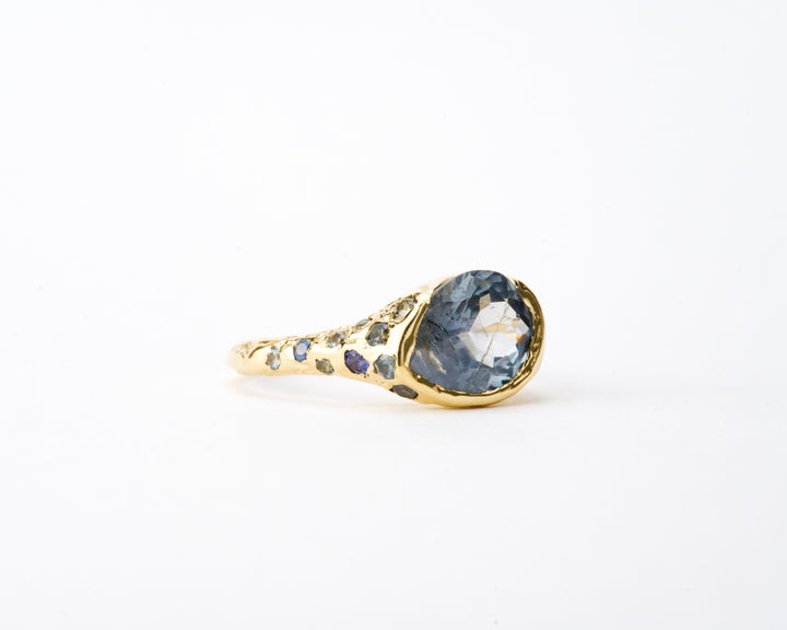 Caspian Blue Montana Sapphire Ring - 2.875ct