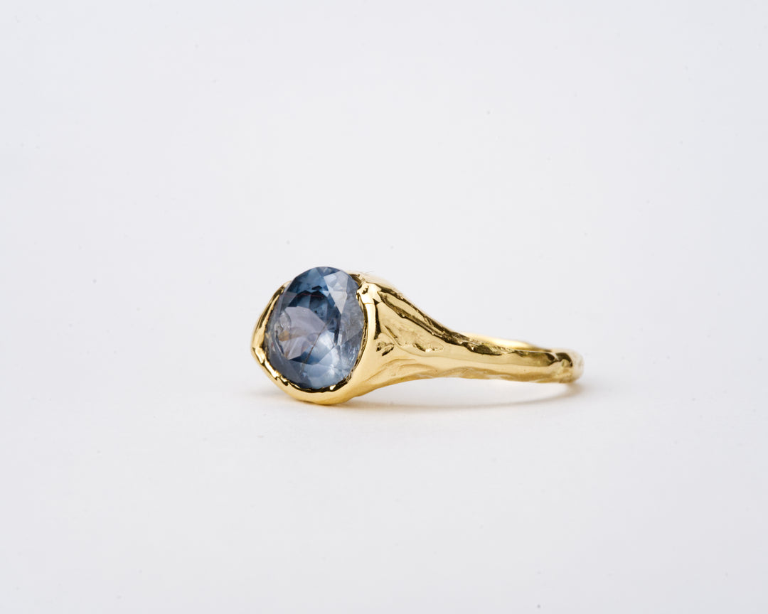 Caspian Blue Montana Sapphire Ring - 2.875ct