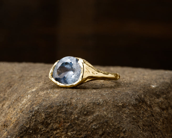 Caspian Blue Montana Sapphire Ring - 2.875ct