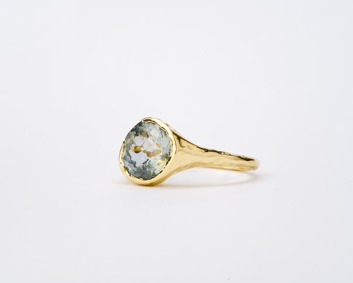 Bright Sky Blue Montana Sapphire Ring - 2.94ct