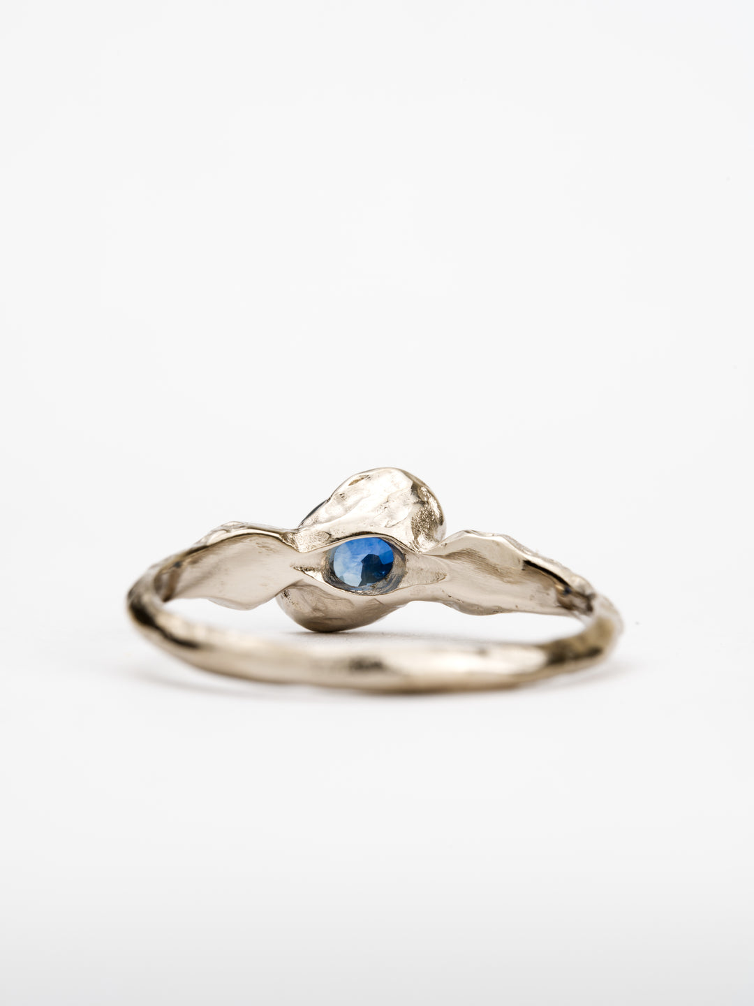 Adriatic Blue Montana Sapphire Ring - 0.94ct, handcrafted by Rigby Leigh
