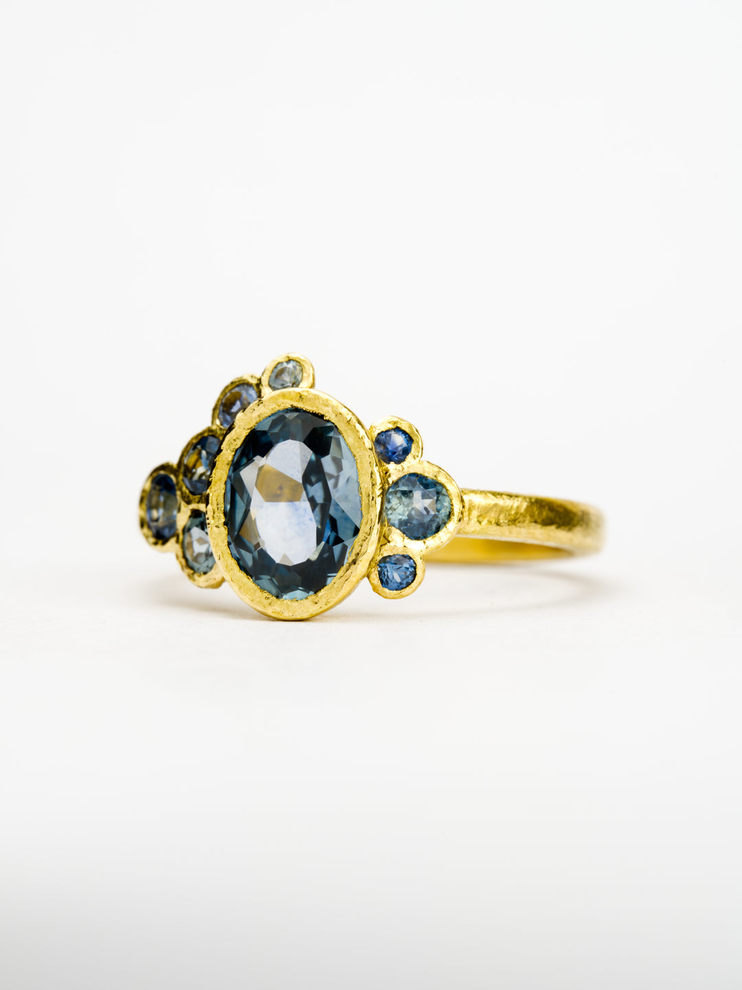 Aegean Blue Montana Sapphire Ring - 1.44ct, handcrafted by Rigby Leigh