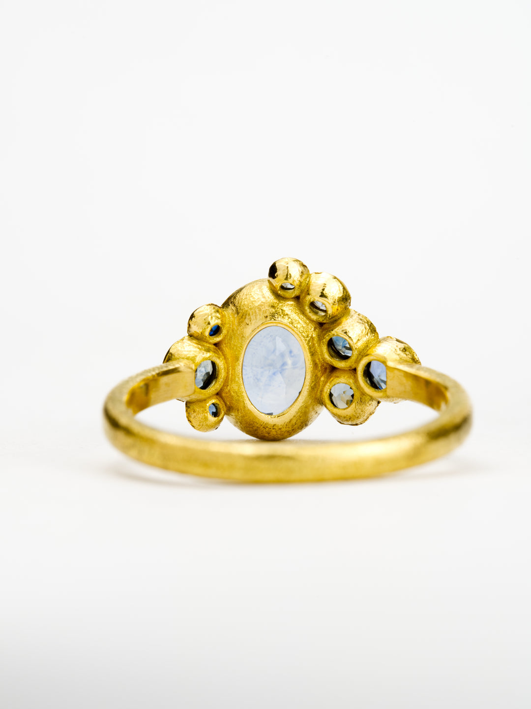 Aegean Blue Montana Sapphire Ring - 1.44ct, handcrafted by Rigby Leigh