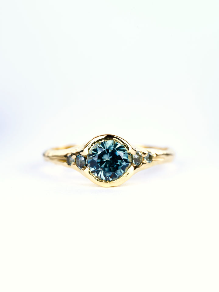 Alpine Blue Montana Sapphire Ring - 1.165ct