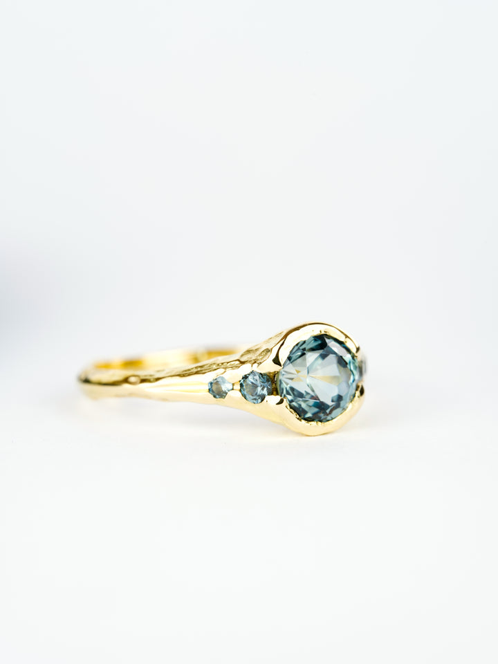 Alpine Blue Montana Sapphire Ring - 1.165ct