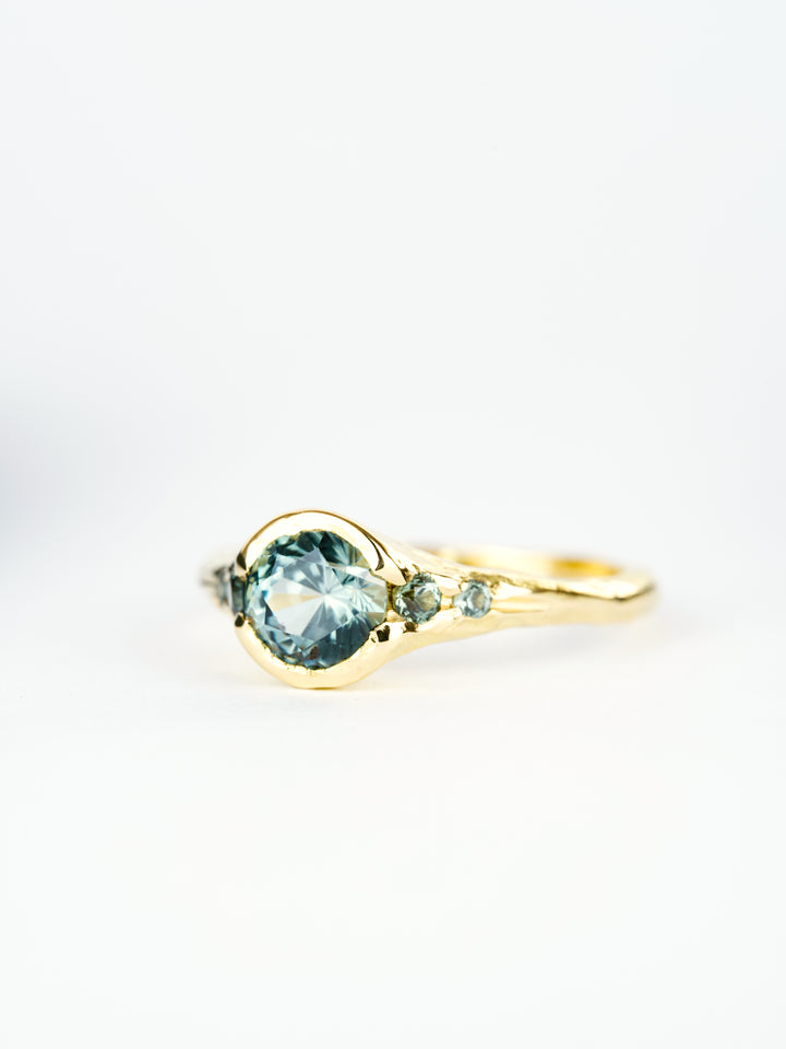 Alpine Blue Montana Sapphire Ring - 1.165ct