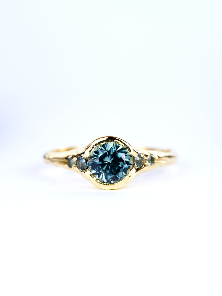 Alpine Blue Montana Sapphire Ring - 1.165ct