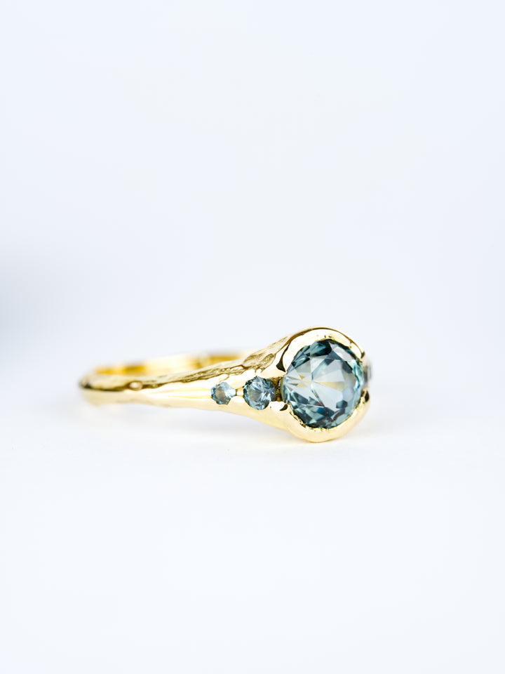 Alpine Blue Montana Sapphire Ring - 1.165ct
