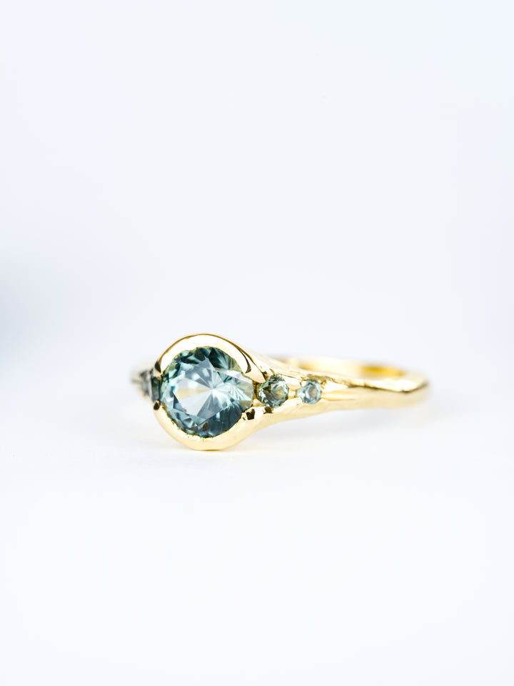 Alpine Blue Montana Sapphire Ring - 1.165ct