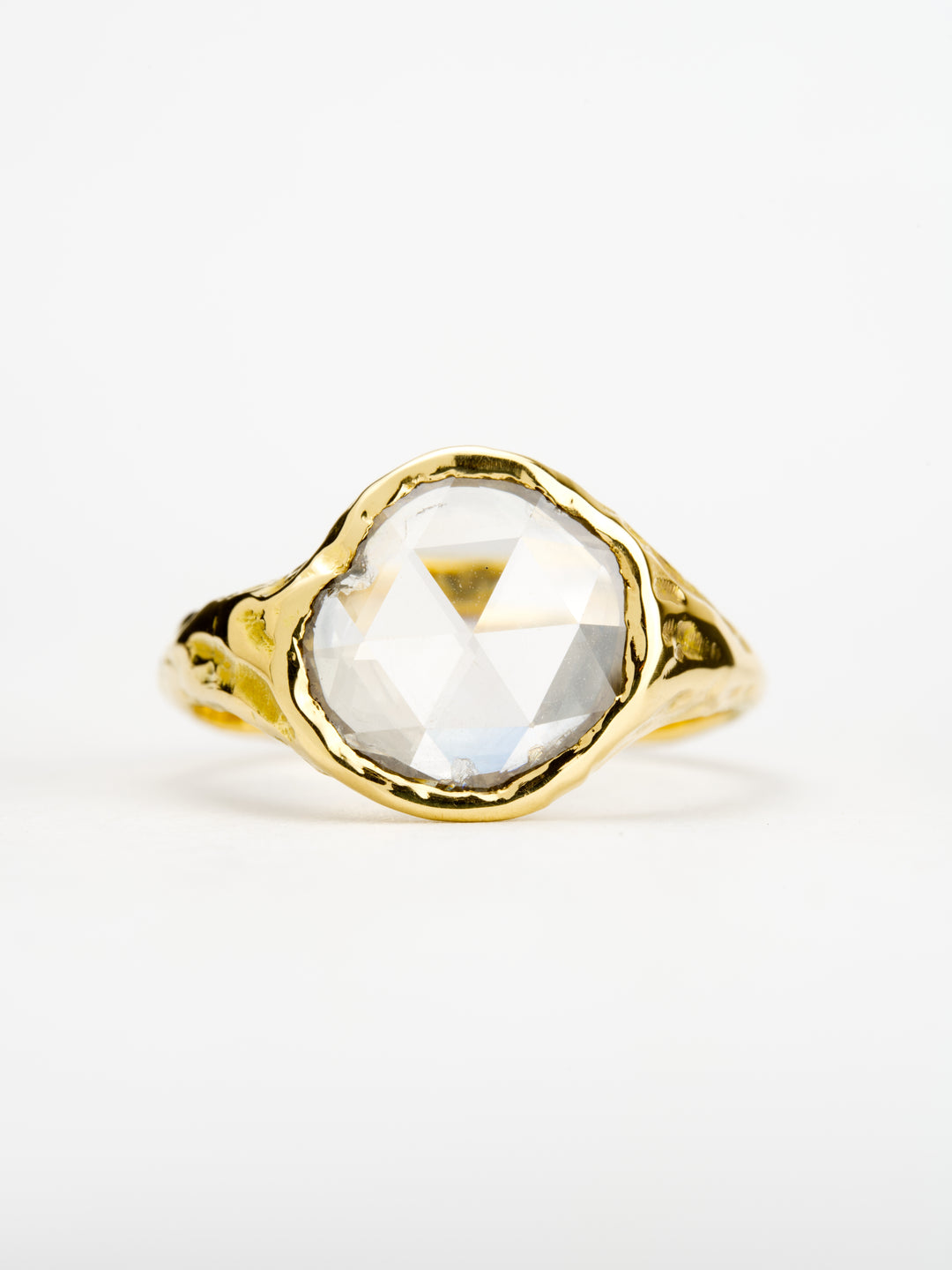 Antique Rose Cut Diamond (Victorian) - 1.345ct, handcrafted by Rigby Leigh