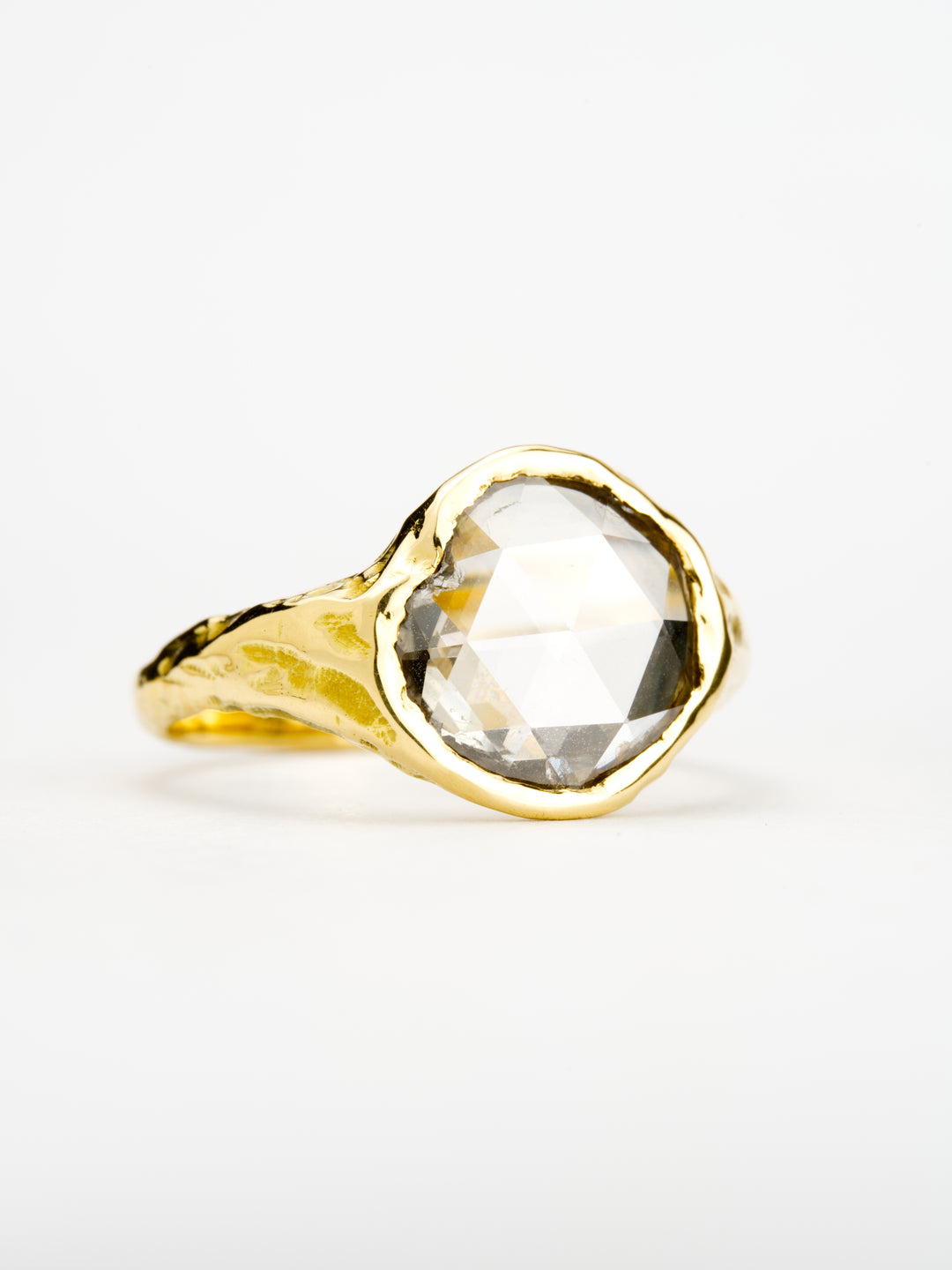 Antique Rose Cut Diamond (Victorian) - 1.345ct, handcrafted by Rigby Leigh