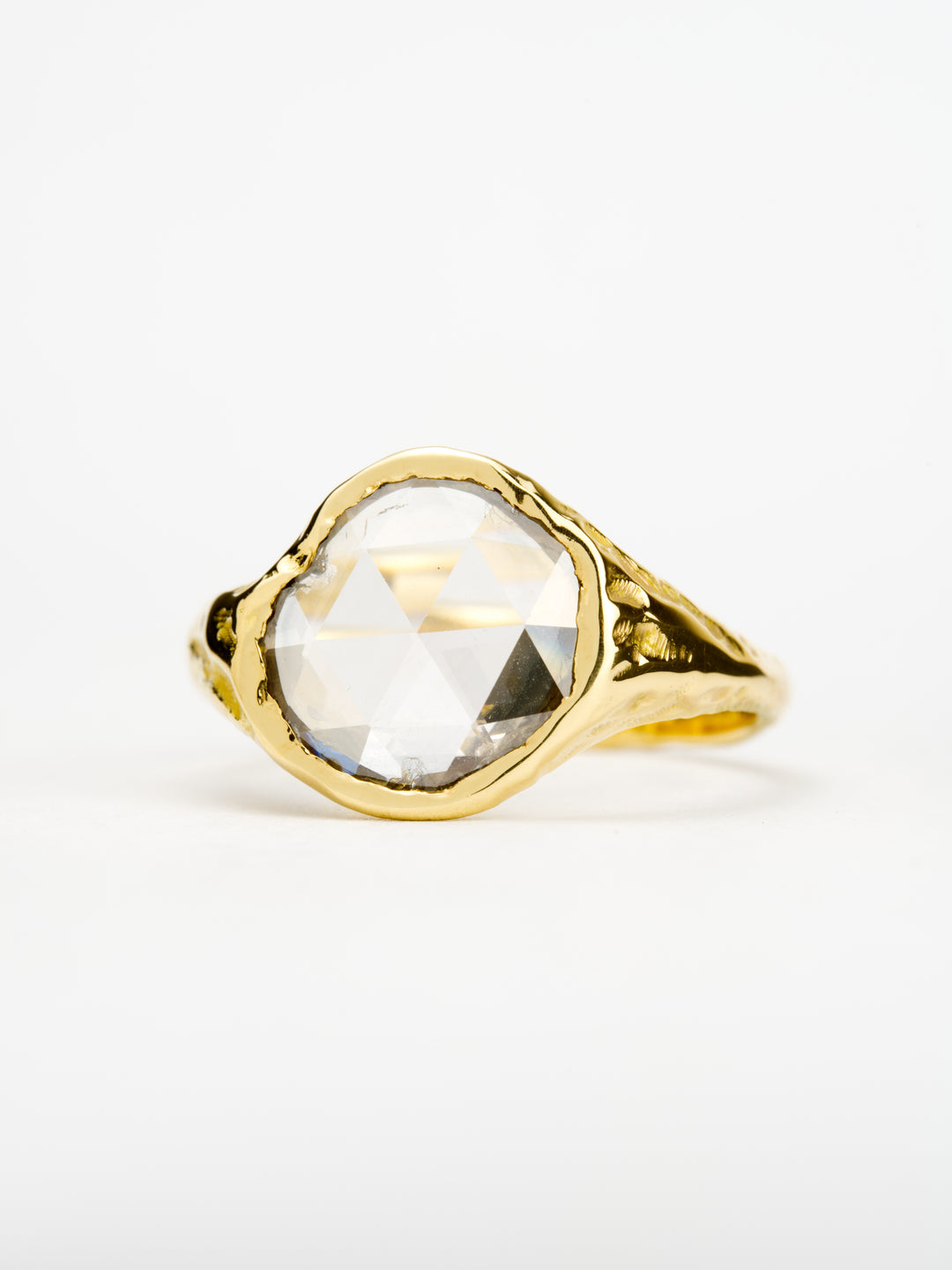 Antique Rose Cut Diamond (Victorian) - 1.345ct, handcrafted by Rigby Leigh