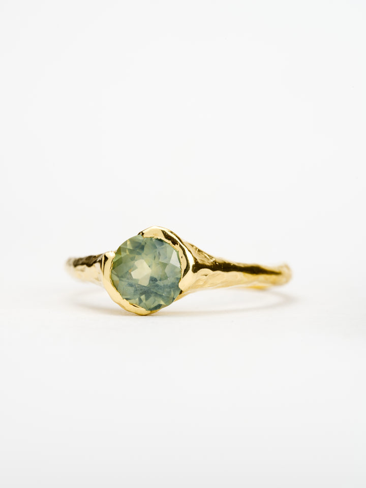 Aqua Montana Sapphire Ring - 1.055ct, handcrafted by Rigby Leigh