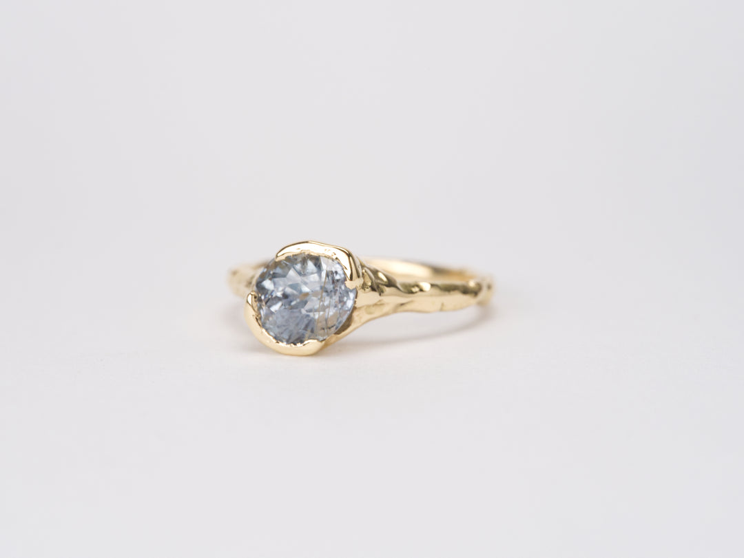 Glacial Water Montana Sapphire Ring