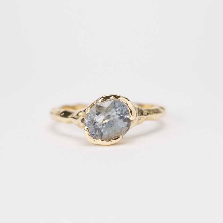 Glacial Water Montana Sapphire Ring
