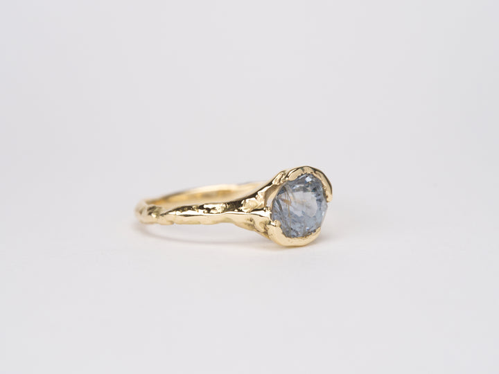 Glacial Water Montana Sapphire Ring
