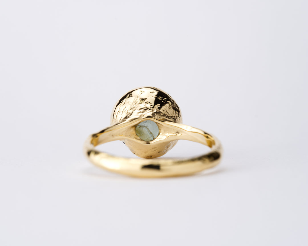 Blue Earth Montana Sapphire Ring - 3.175ct