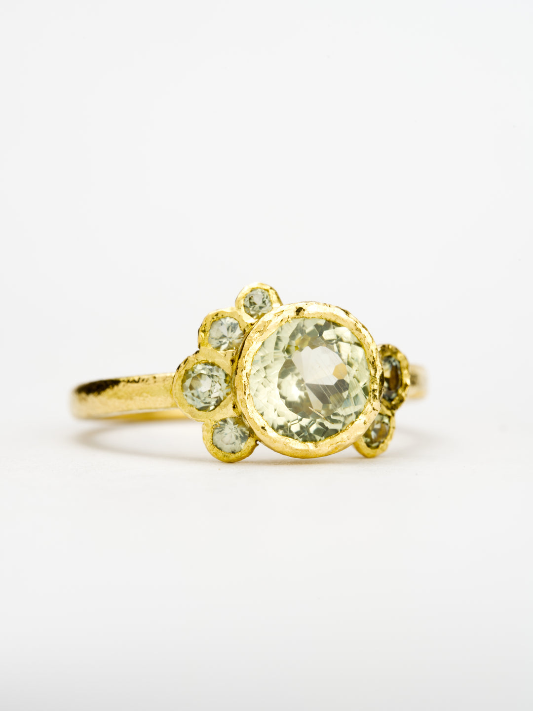 Bramble Green Montana Sapphire Ring-1.37ct, handcrafted by Rigby Leigh