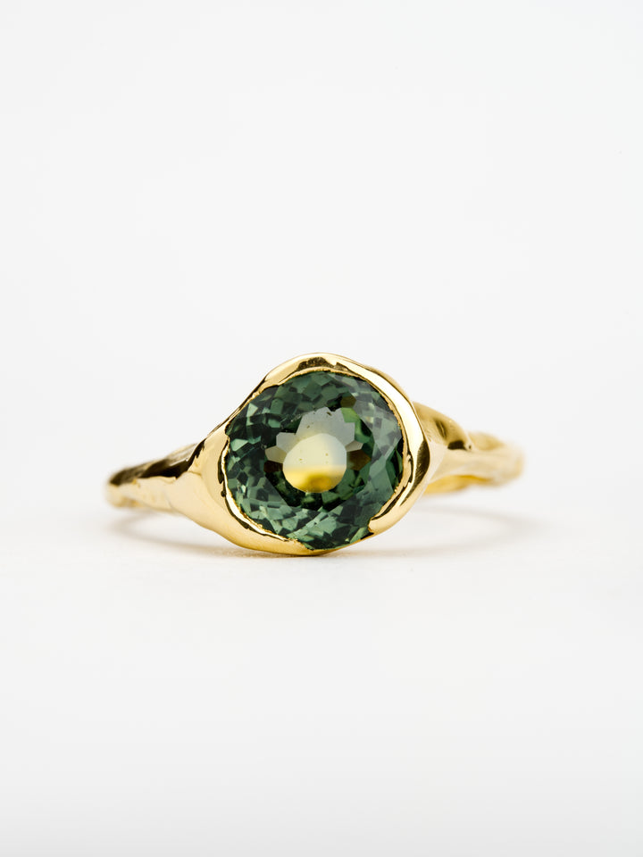 Color Change Montana Sapphire Ring - 2ct, handcrafted by Rigby Leigh