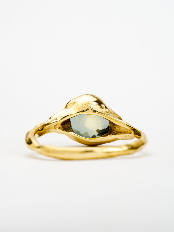 Color Change Montana Sapphire Ring - 2ct, handcrafted by Rigby Leigh