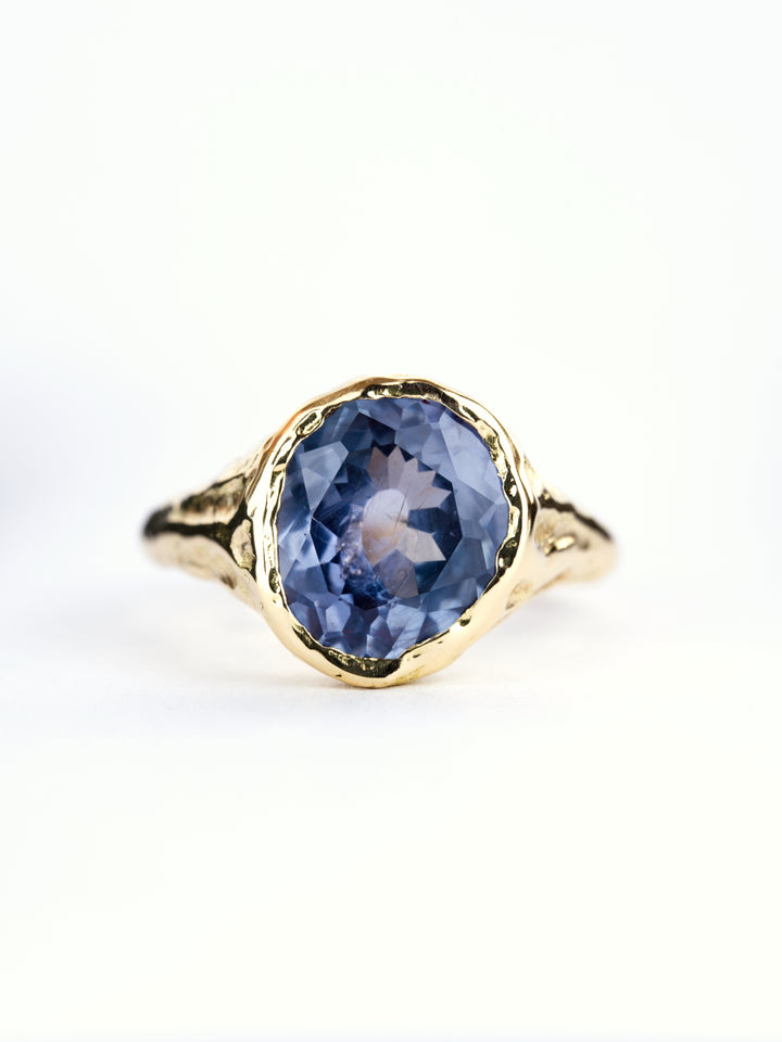 Cyprian Blue Montana Sapphire Ring - 3.07ct