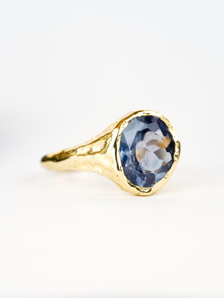 Cyprian Blue Montana Sapphire Ring - 3.07ct