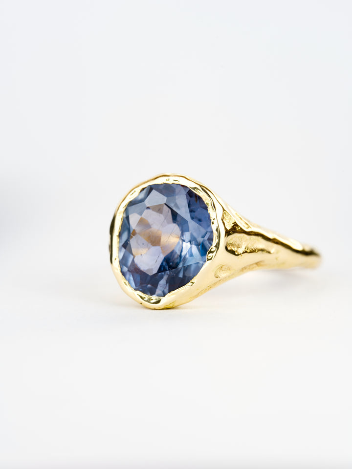 Cyprian Blue Montana Sapphire Ring - 3.07ct