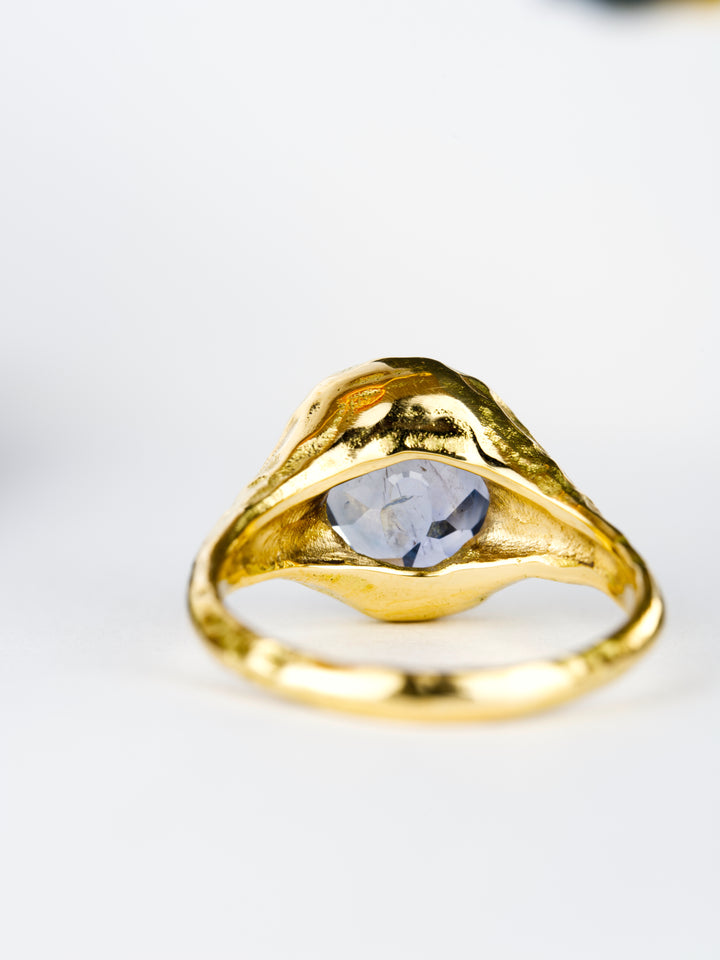 Cyprian Blue Montana Sapphire Ring - 3.07ct