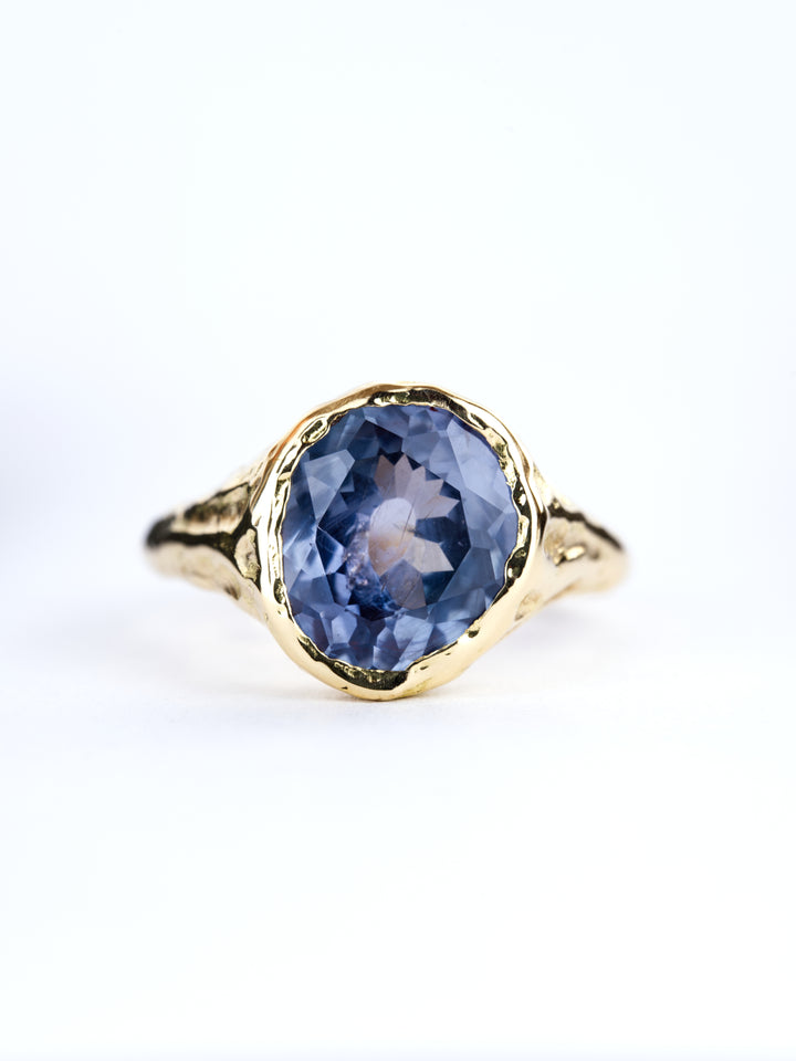 Cyprian Blue Montana Sapphire Ring - 3.07ct