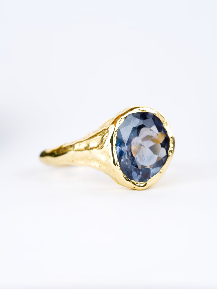 Cyprian Blue Montana Sapphire Ring - 3.07ct