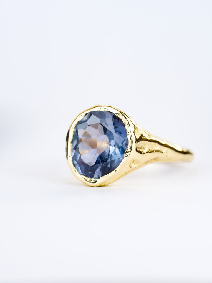 Cyprian Blue Montana Sapphire Ring - 3.07ct
