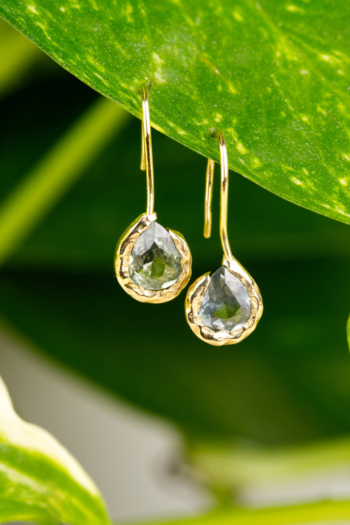 Corinthian Montana Sapphire Earrings - 2.175ct