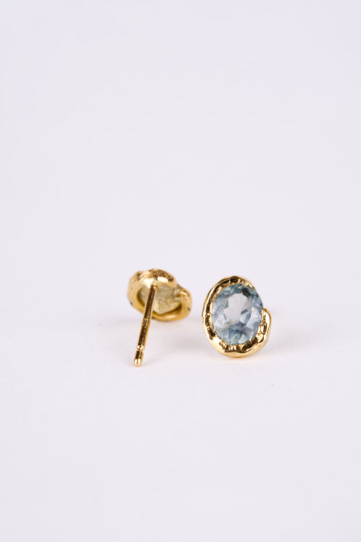 Meadowbrook Blue and Green Montana Sapphire Earrings - 1.52ct