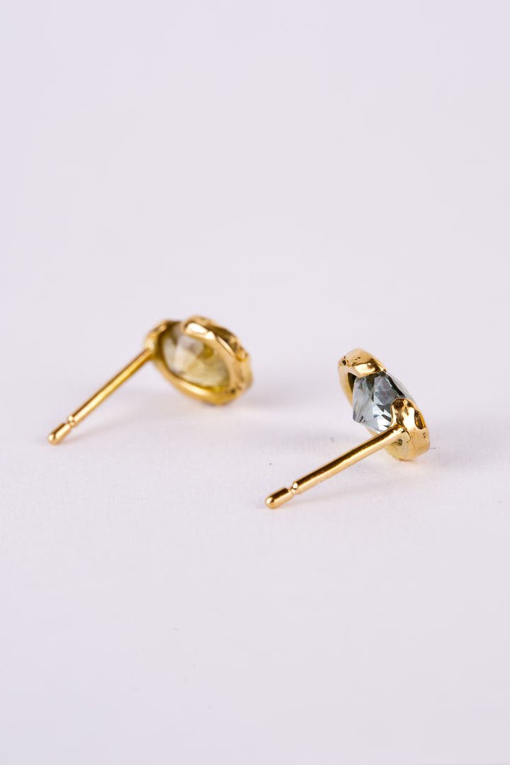 Meadowbrook Blue and Green Montana Sapphire Earrings - 1.52ct