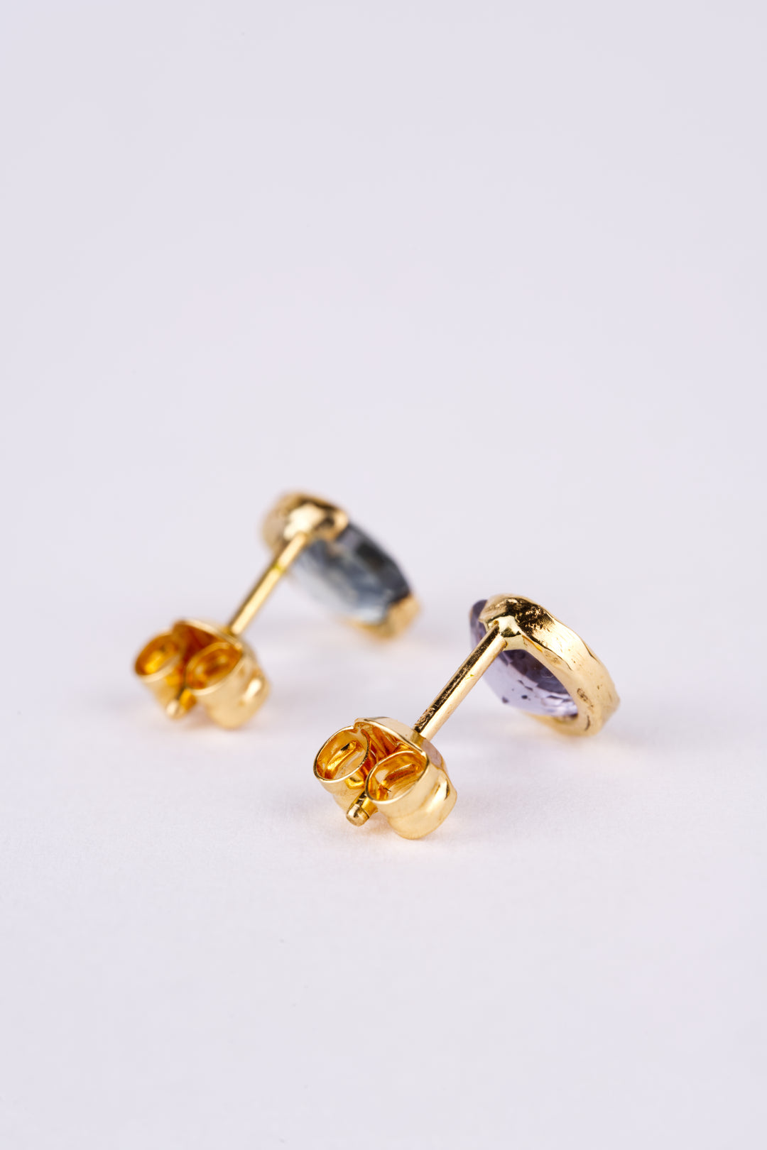Twilight Blue and Purple Montana Sapphire Earrings - 1.89ct