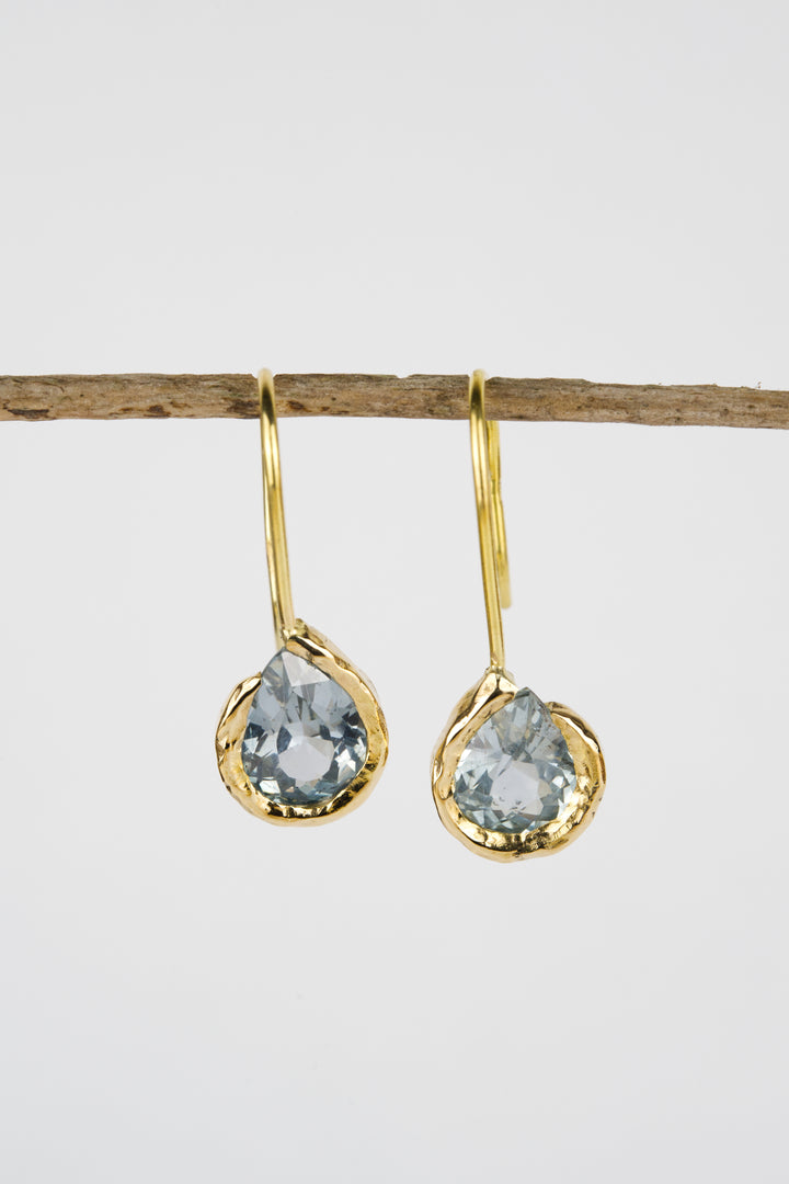 Halcyon Blue Montana Sapphire Earrings - 2.25ct