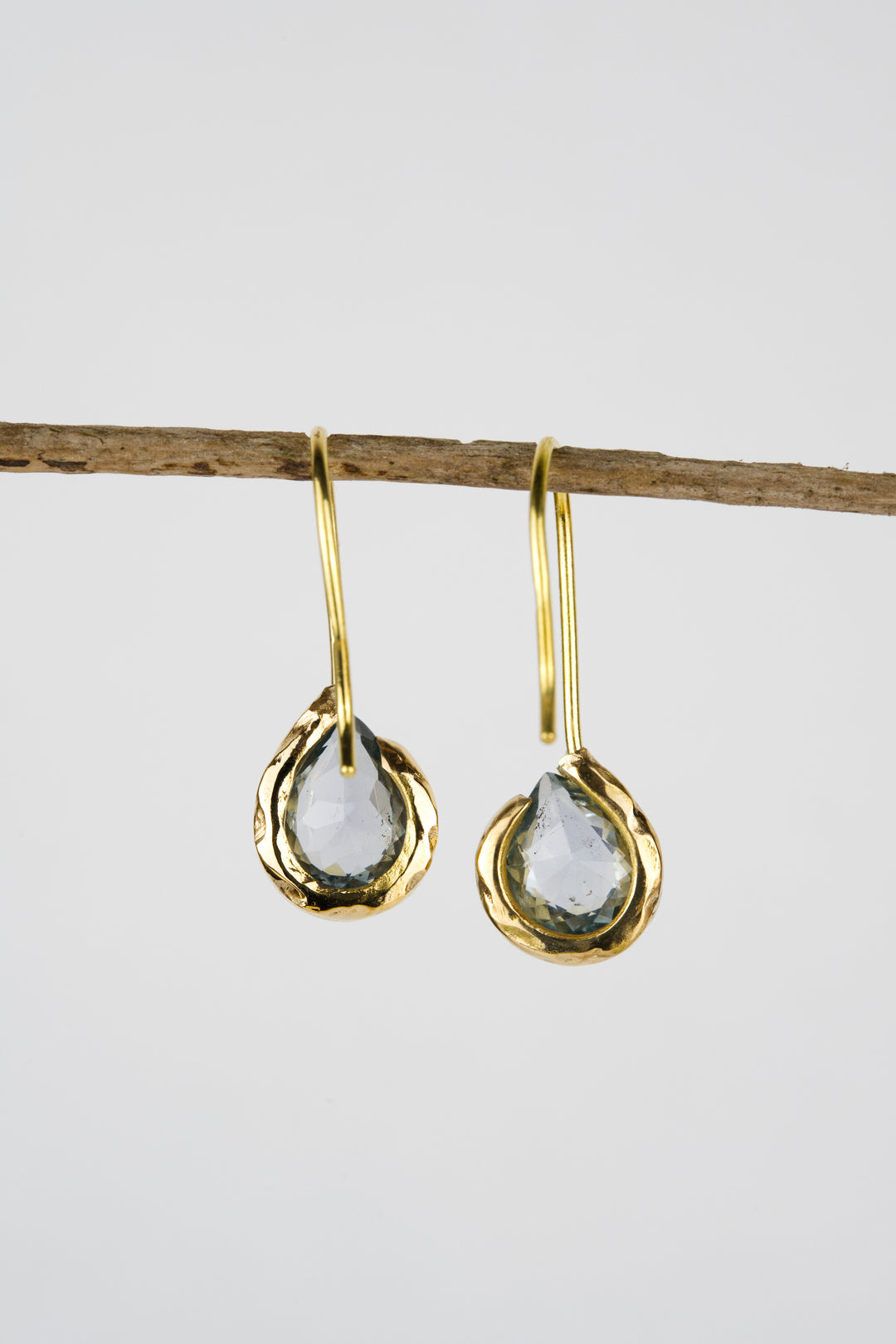 Flint Blue Montana Sapphire Earrings - 1.1ct