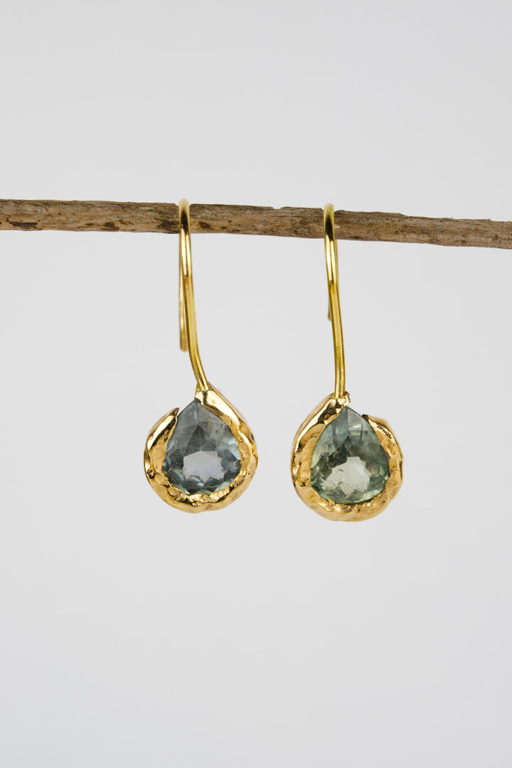 Corinthian Montana Sapphire Earrings - 2.175ct