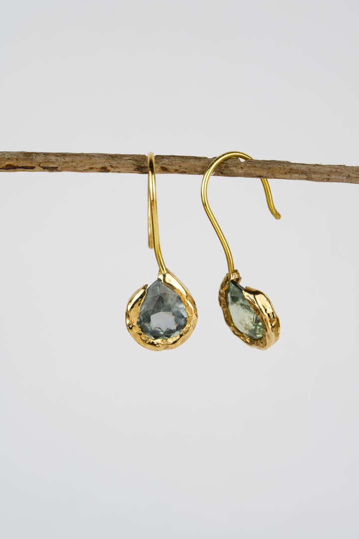Corinthian Montana Sapphire Earrings - 2.175ct