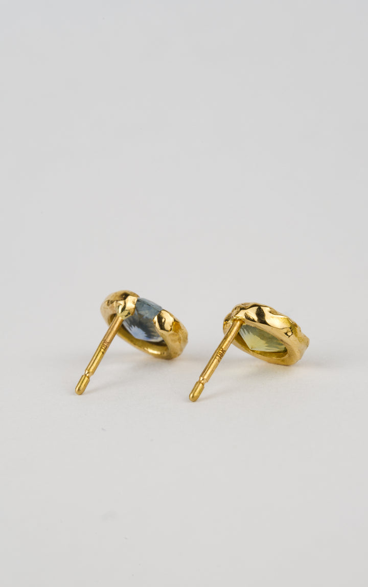 Still Water Blue Montana Sapphire Earrings - 2.06ct