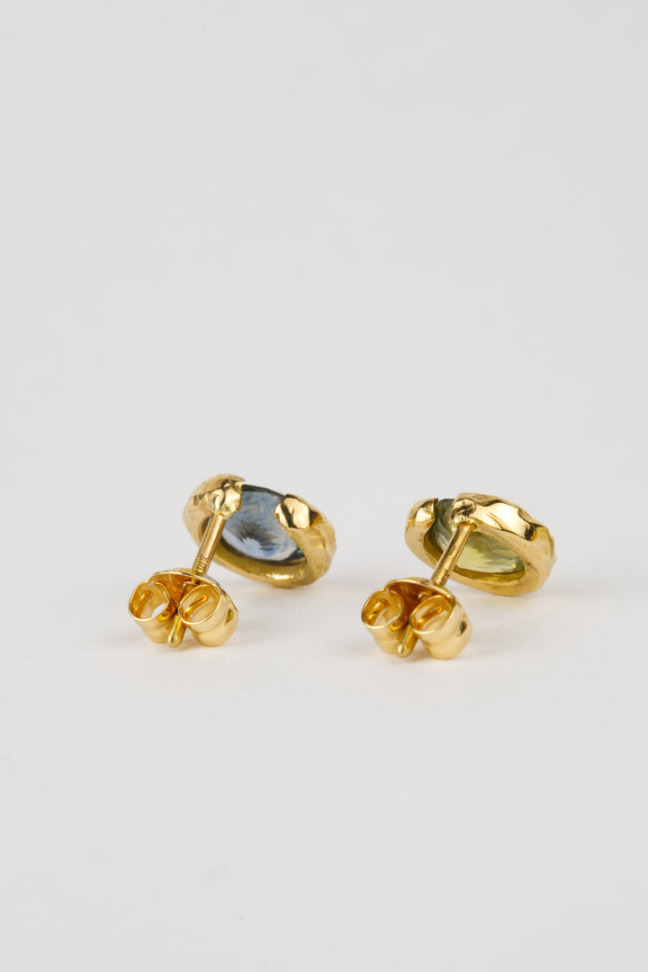Still Water Blue Montana Sapphire Earrings - 2.06ct