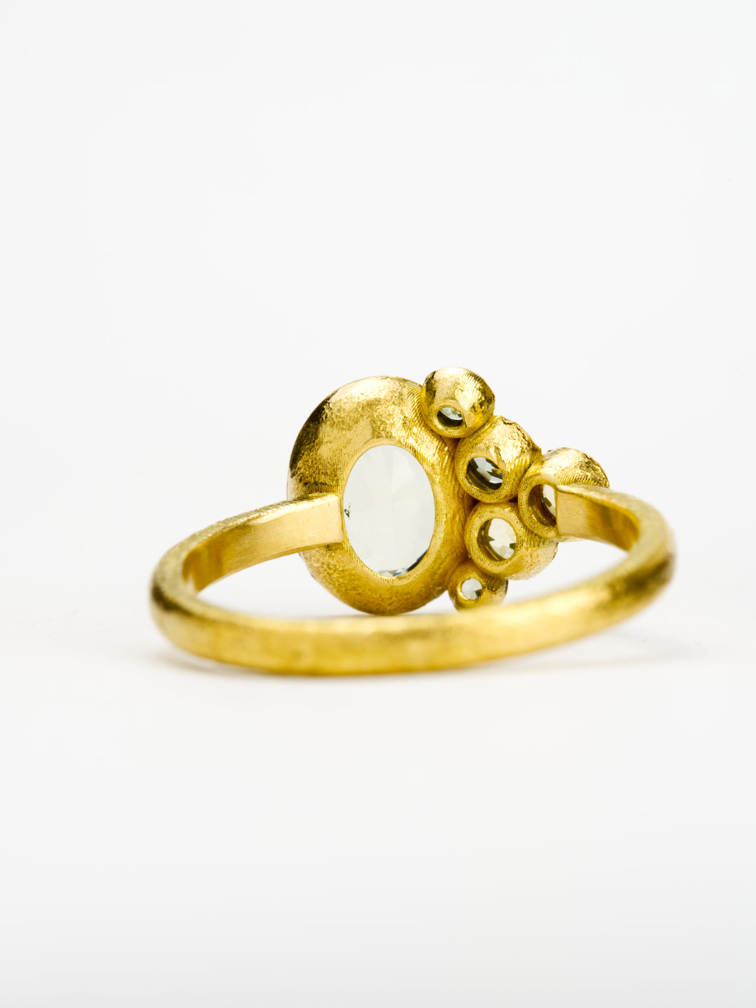 Heather Green Montana Sapphire Ring - 1.50ct, handcrafted by Rigby Leigh