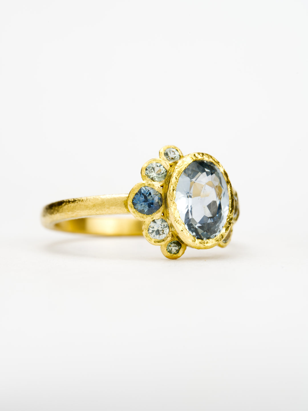 Juniper Blue Montana Sapphire Ring - 1.52ct, handcrafted by Rigby Leigh