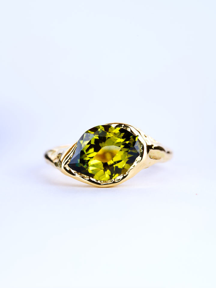 Laurel Green Montana Sapphire Ring - 2.365ct