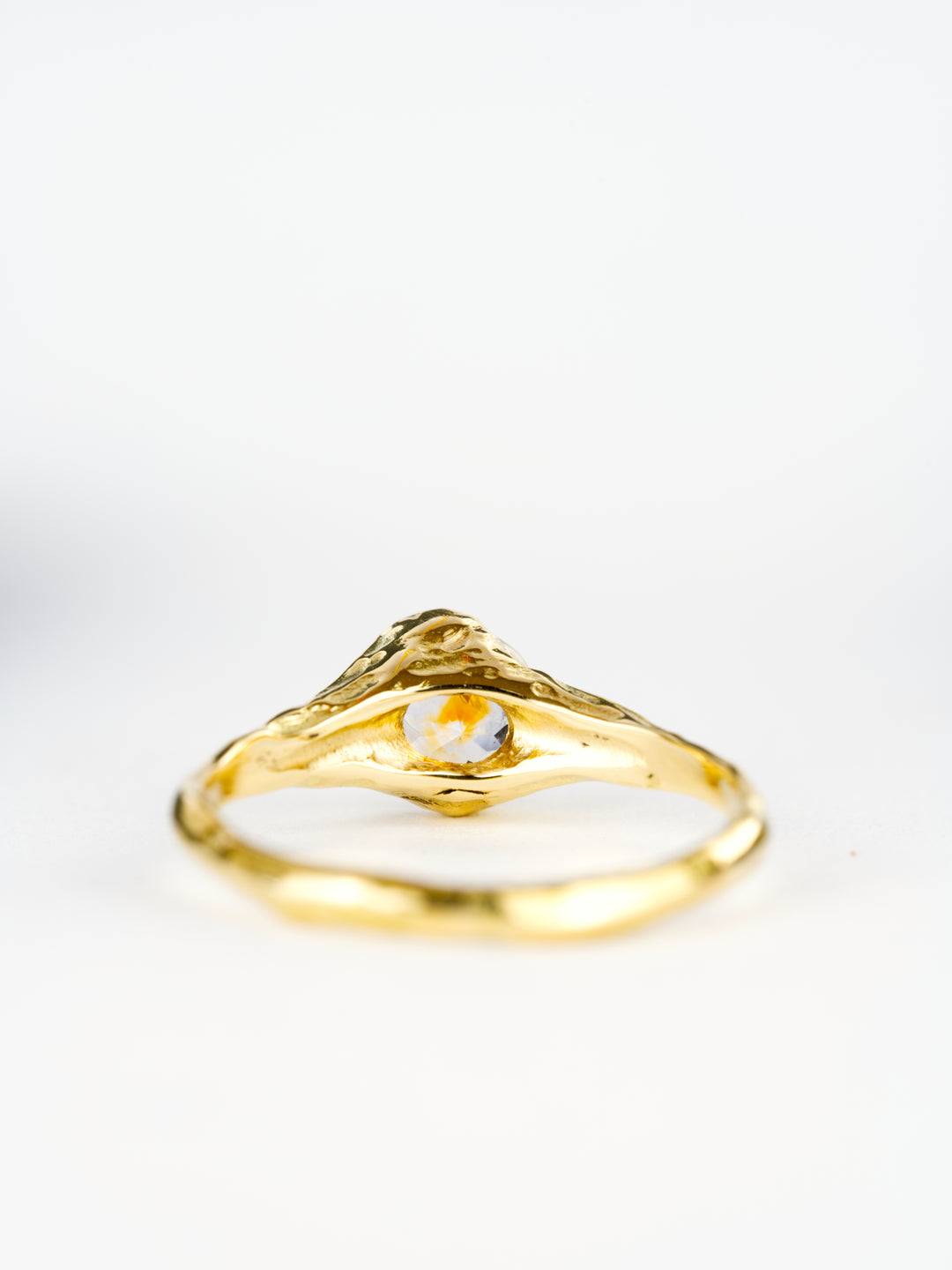 Lydian Orange Montana Sapphire Ring - 0.94ct